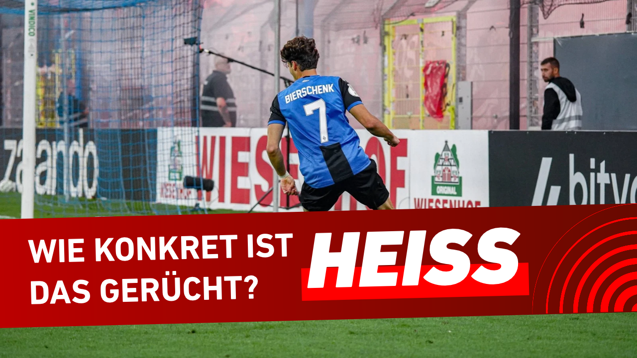 Geruecht Lovis Bierschenk Waldhof Mannheim SC Paderborn Borussia Mgladbach