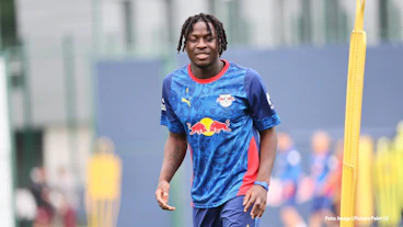 Johan Bakayoko im Training von RB Leipzig