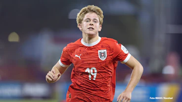 Johannes Moser fuer Oesterreich bei der U17 WM 2025 im November 2025