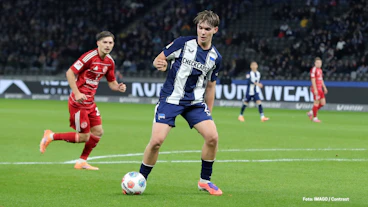 Kenneth Eichhorn von Hertha BSC im Oktober 2025