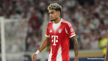 Luis Diaz beim ersten Spiel mit dem FC Bayern Muenchen