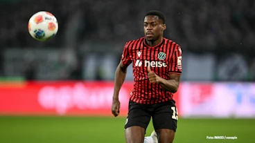 Noel Aseko von Hannover 96 im Maerz 2026
