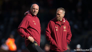 Steve Bould und Darren Burgess beim FC Arsenal London