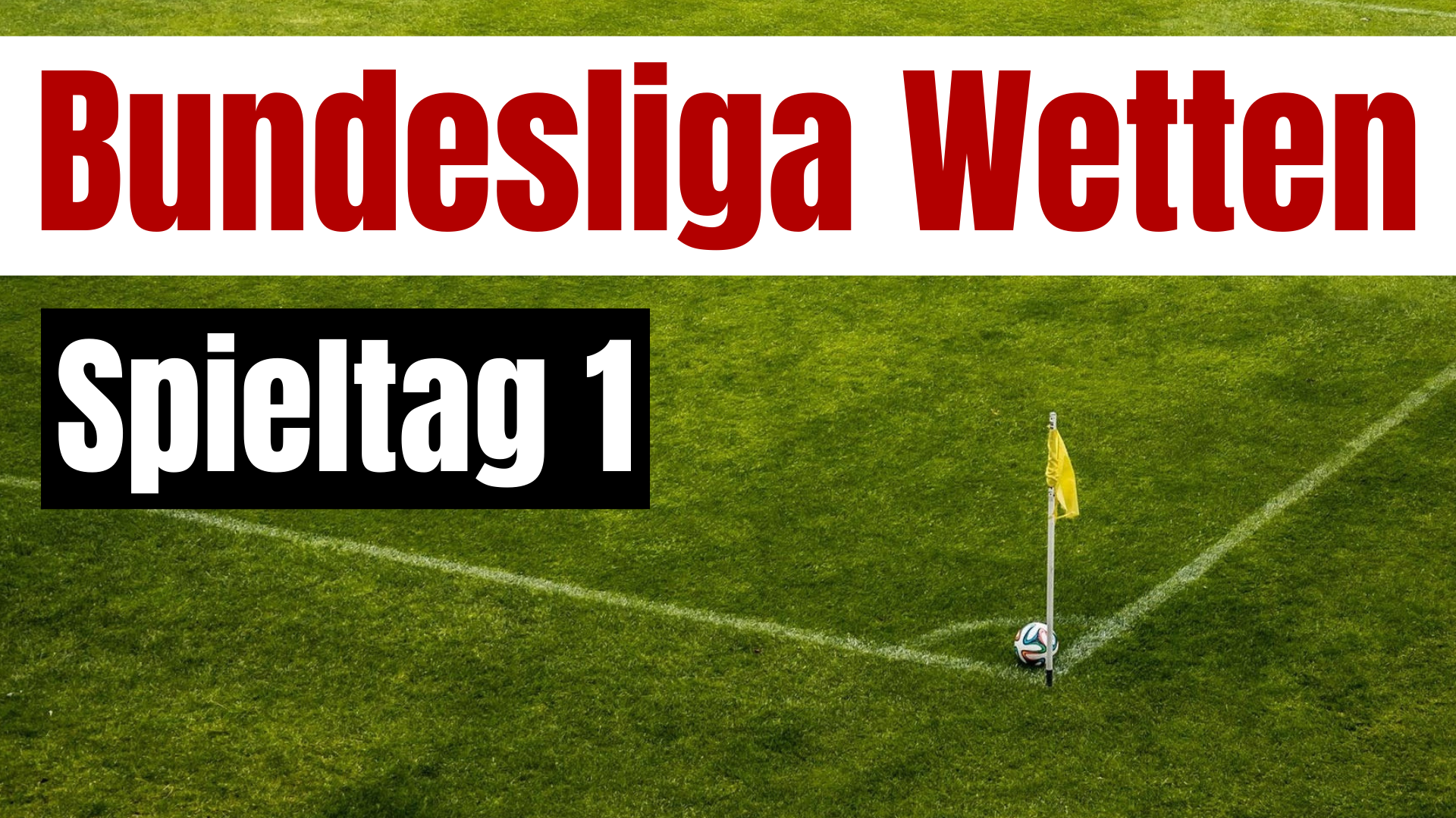 Der Bundesliga Wett-Blog - Spieltag 1