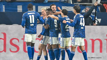 Das Team vom FC Schalke 04 im September 2025