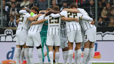 Das Team vom SV 07 Elversberg im September 2025