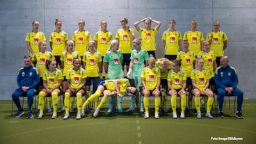 Die Nationalmannschaft Schwedens bei der EM 2025 der Frauen