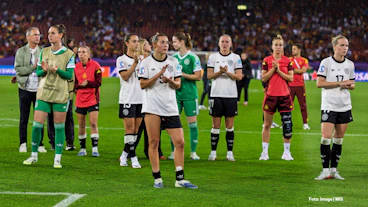 Die deutsche Nationalmannschaft nach dem Halbfinal Aus bei der Frauen EM 2025