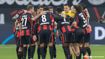 Team von Eintracht Frankfurt im Dezember 2025