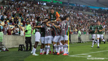 Das Team von Fluminense beim Jubel