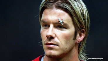 David Beckham von Manchester United im Februar 2003