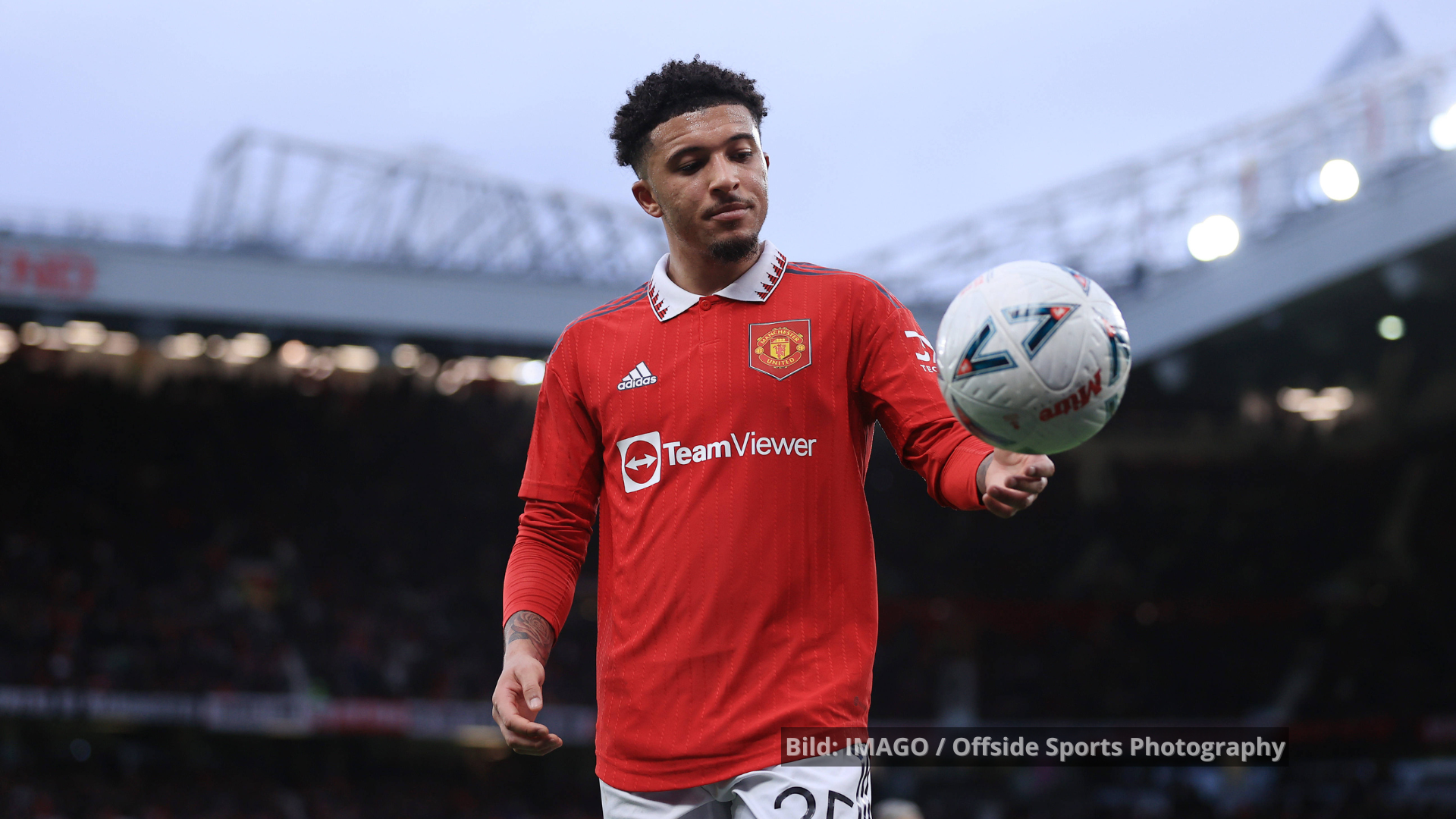 Manchester Uniteds Problem mit Jadon Sancho