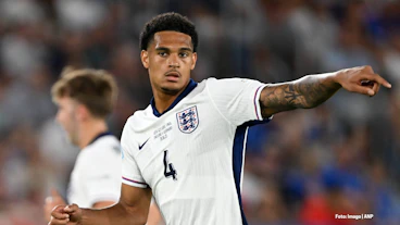 Jarell Quansah fuer die U21 Nationalmannschaft von England