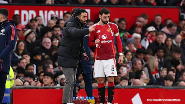 Ruben Amorim und Bruno Fernandes von Manchester United